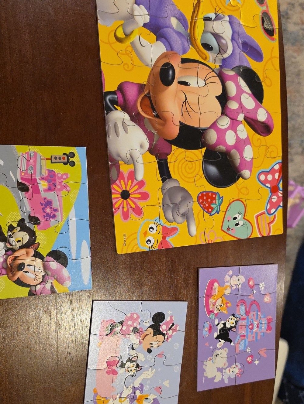 Disney Minnie Mouse Puzzle Collection - Pink, Purple & Yellow